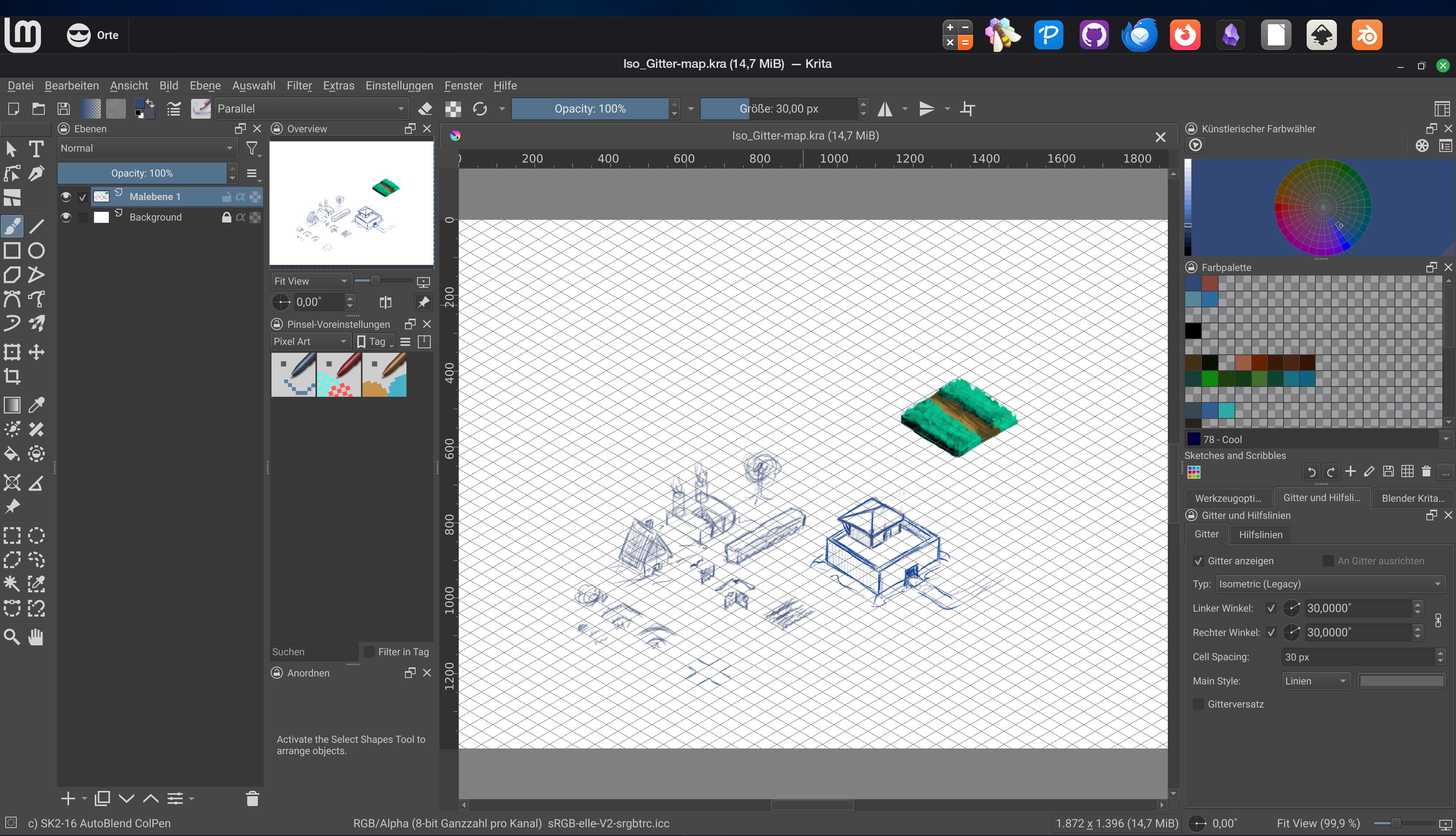 Game Assets Entwicklung (isometrisch)