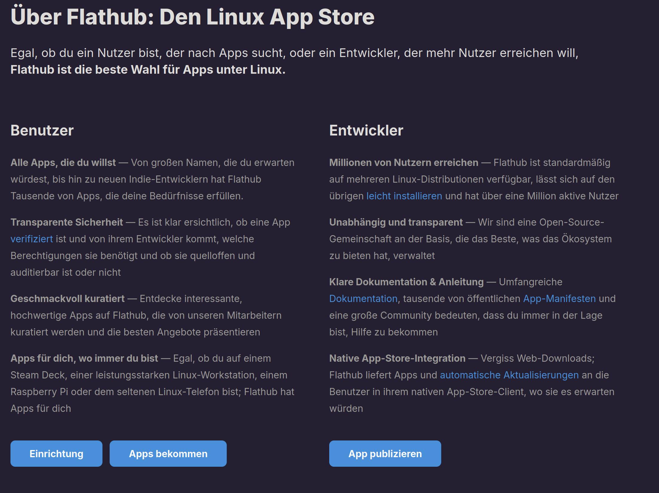 Ein Jahresrückblick von Flathub zum Thema Flatpack.